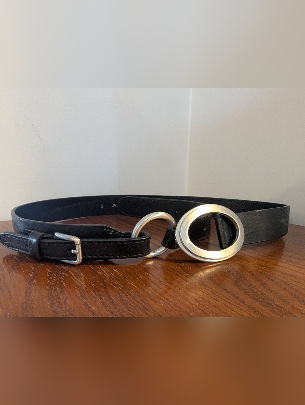 Y2K Vintage Jacob Leather Hip Belt Convertible Waist Belt, Made In Canada Size S - Picture 13 of 14